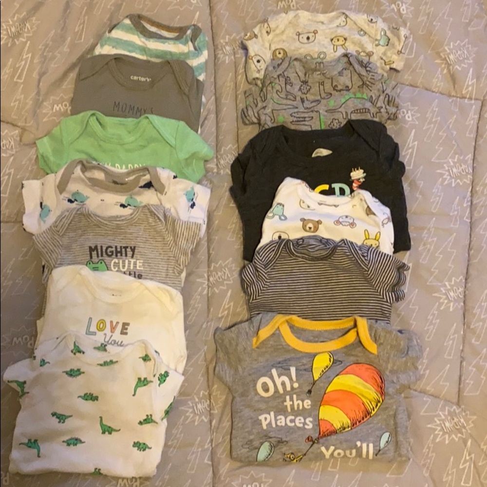 13 NB shirts, long and short sleeves